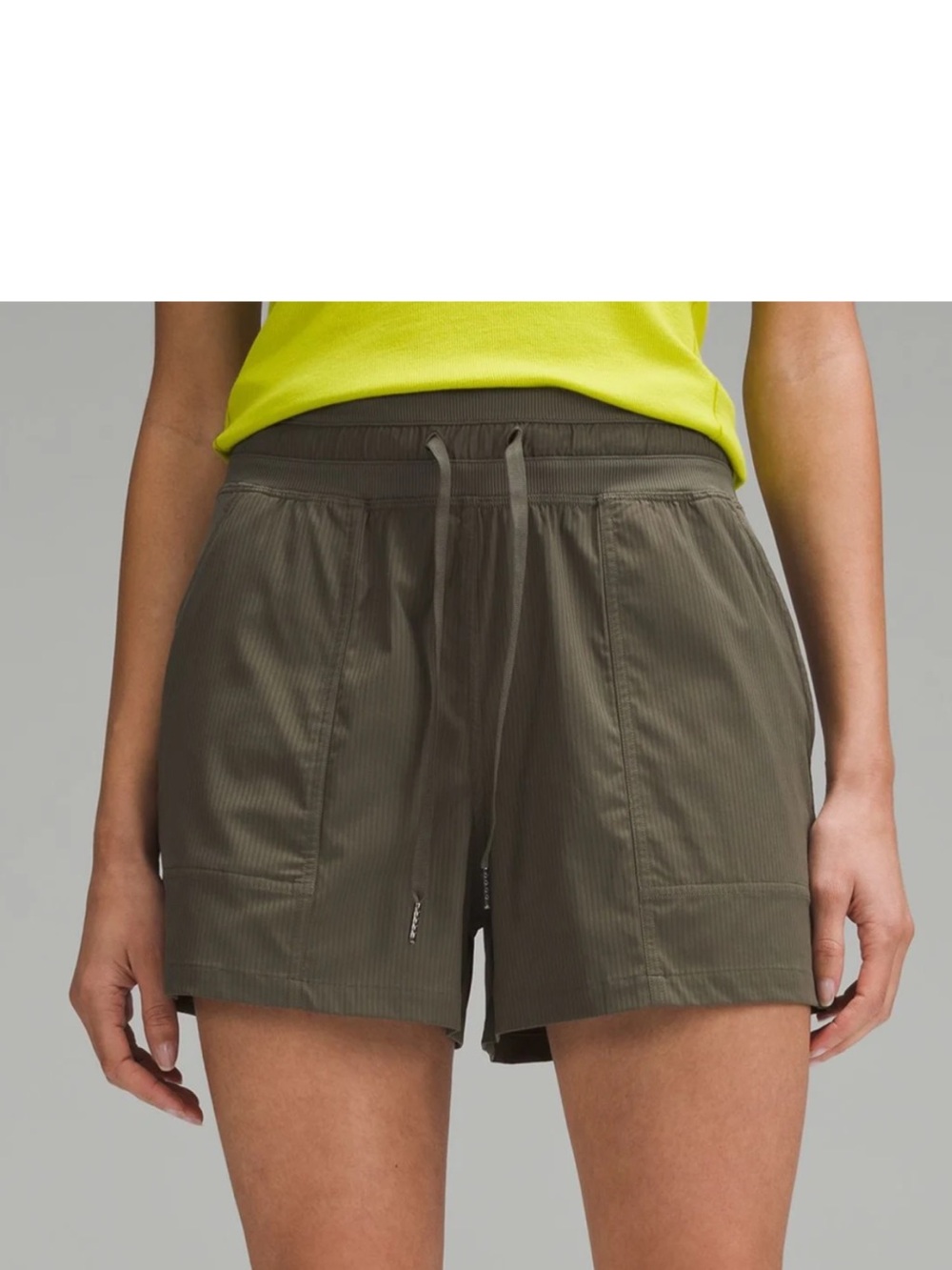 NWT lululemon dance studio shorts 3.5 inch - army green